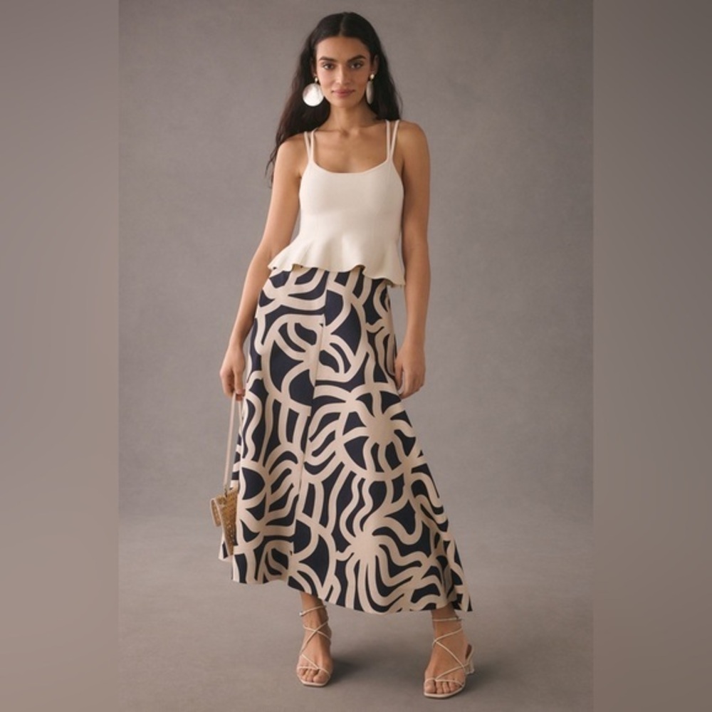 Maeve by Anthropologie Bustier Peplum Tank Sz X-Large